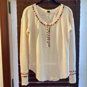 We the Free Embroidered Thermal